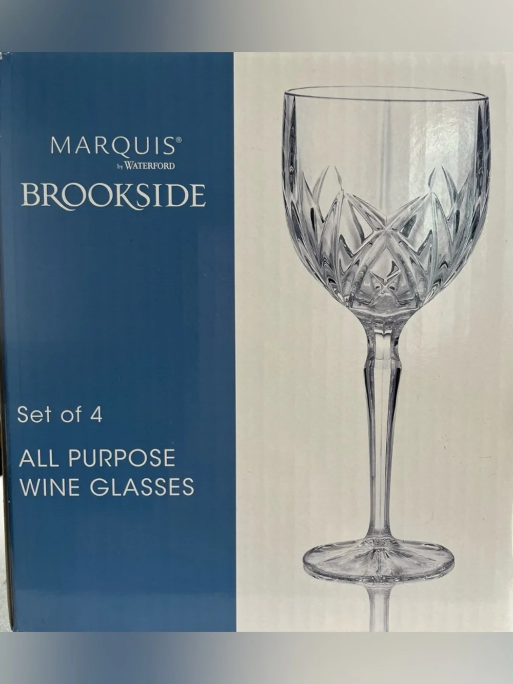 Marquis By Waterford Markham Goblet Set of 4, 13 oz, Clear